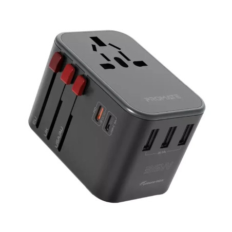 Зарядний пристрій Promate tripmate-36w.black