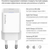 Зарядний пристрій ColorWay GaN Mini 25W PD Port PPS USB-C white (CW-CHS052PD-WT)