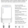 Зарядний пристрій ColorWay GaN Mini 30W PD Port PPS USB-C white + cable Type-C (CW-CHS054PDC-WT)