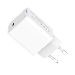Зарядний пристрій ColorWay GaN Mini 65W PD Port PPS USB-C white (CW-CHS049PD-WT)