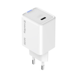 Зарядний пристрій ColorWay GaN Mini 65W PD Port PPS USB-C white (CW-CHS049PD-WT)