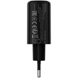 Зарядний пристрій Canyon OnCharge 250 25W 1xPD 1xQC EU Black (CNE-CHA250-31)