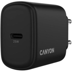 Зарядний пристрій Canyon OnCharge 250 25W 1xPD EU Black (CNE-CHA250-11)