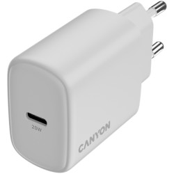 Зарядний пристрій Canyon OnCharge 250 25W 1xPD EU White (CNE-CHA250-01)