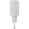 Зарядний пристрій Canyon OnCharge 250 25W 1xPD EU White (CNE-CHA250-01)