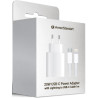 Зарядний пристрій Armorstandart AMHJ83 20W USB-C White + cable USB-C to Lightning (ARM77724)