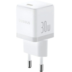 Зарядний пристрій Baseus Palm Fast Charger 1C 30W + Cable 1.0m Type-C 60W white (P10111605213-01)