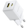Зарядний пристрій Baseus Palm Fast Charger C+U 20W moon white (P10111608213-00)