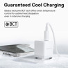 Зарядний пристрій Baseus Palm Fast Charger C+U 20W moon white (P10111608213-00)