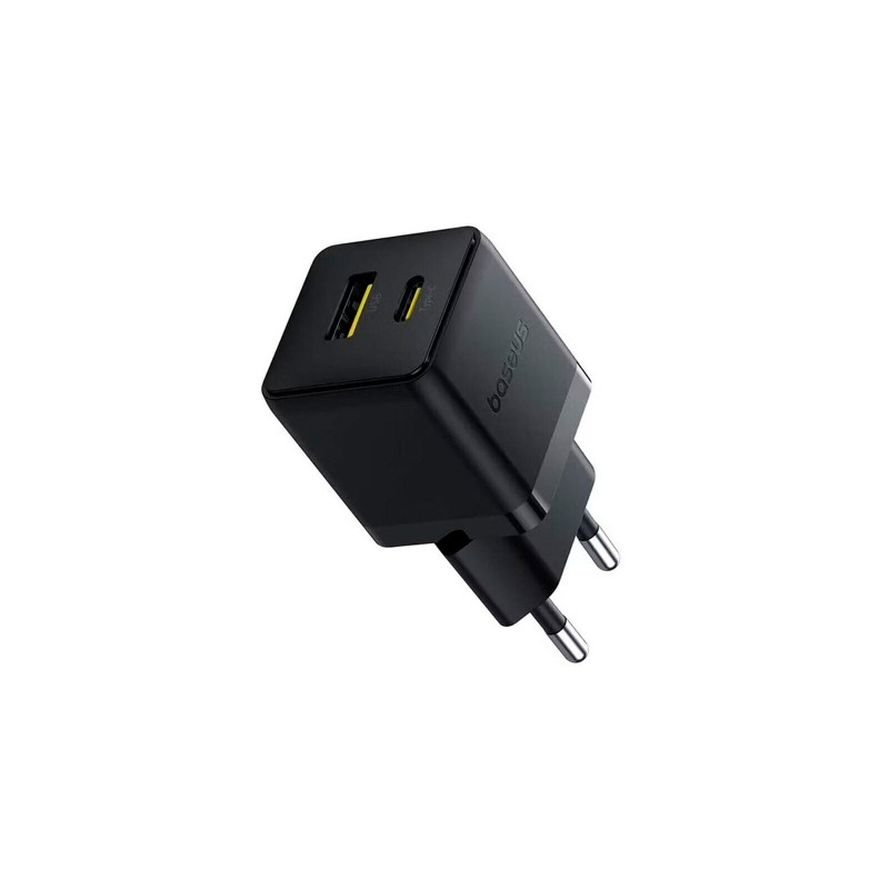 Зарядний пристрій Baseus Palm Fast Charger C+U 30W cluster black (P1011160A113-00)
