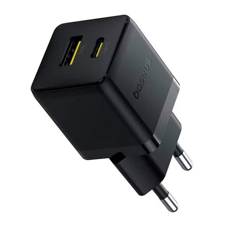 Зарядний пристрій Baseus Palm Fast Charger C+U 30W cluster black (P1011160A113-00)