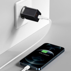 Зарядний пристрій Baseus Super Si Pro Quick Charger C+U 30W black (CCSUPP-E01)