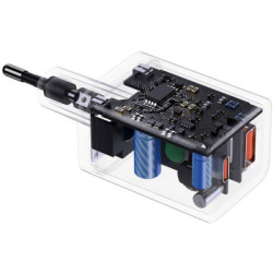 Зарядний пристрій Baseus Super Si Pro Quick Charger C+U 30W black (CCSUPP-E01)