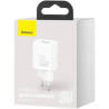 Зарядний пристрій Baseus Super Si quick charger IC 30W white (CCSUP-J02)