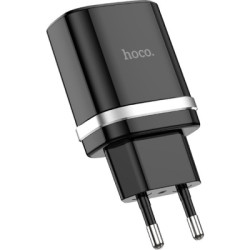 Зарядний пристрій HOCO C12Q Smart USB QC3.0 18W Black (6931474716255)
