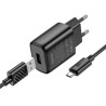 Зарядний пристрій HOCO C134A Solid USB + cable USB to Micro 5P Black (6942007621335)