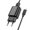 Зарядний пристрій HOCO C134A Solid USB + cable USB to Micro 5P Black (6942007621335)