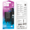 Зарядний пристрій HOCO C134A Solid USB + cable USB to Micro 5P Black (6942007621335)