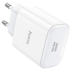 Зарядний пристрій HOCO C76A Pro Majestic USB-C PD30W White (6942007616300)