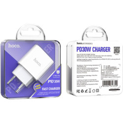 Зарядний пристрій HOCO C76A Pro Majestic USB-C PD30W White (6942007616300)