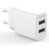 Зарядний пристрій XO L109 12W 2xUSB-A White (L109_White)