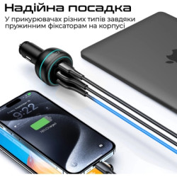 Зарядний пристрій Promate 2xUSB-C PD + USB-A QC3.0 (powerdrive-230)