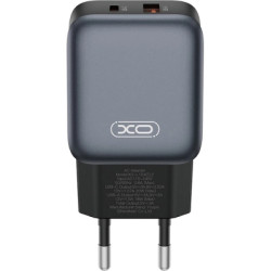 Зарядний пристрій XO L154 USB-C PD20W + USB-A QC3.0 Black (L154.black)