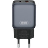 Зарядний пристрій XO L154 USB-C PD20W + USB-A QC3.0 Black (L154.black)