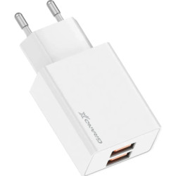Зарядний пристрій Grand-X CH-15W 2xUSB 10.5W Black (CH-15W)
