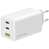 Зарядний пристрій ColorWay C101B GaN Mini 100W PD PPS 2xUSB-C + USB-A white (CW-CHS061PD-WT)