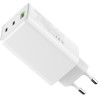 Зарядний пристрій ColorWay C101B GaN Mini 100W PD PPS 2xUSB-C + USB-A white (CW-CHS061PD-WT)