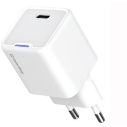 Зарядний пристрій ColorWay C101C GaN Mini 20W PD PPS USB-C white (CW-CHS059PD-WT)