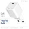 Зарядний пристрій ColorWay C101C GaN Mini 20W PD PPS USB-C white (CW-CHS059PD-WT)