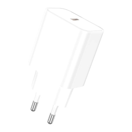 Зарядний пристрій BOROFONE BA71A USB-C PD20W white (6974443387964)