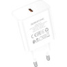 Зарядний пристрій BOROFONE BA71A USB-C PD20W white (6974443387964)