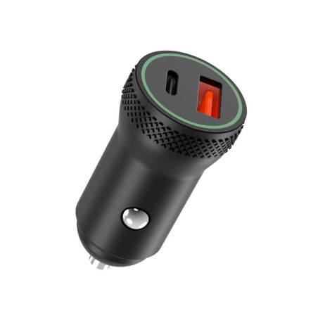 Зарядний пристрій XO 1xUSB QC3.0 + 1xUSB-C PD18W black (CC33-BK)