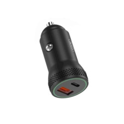 Зарядний пристрій XO 1xUSB QC3.0 + 1xUSB-C PD18W black (CC33-BK)