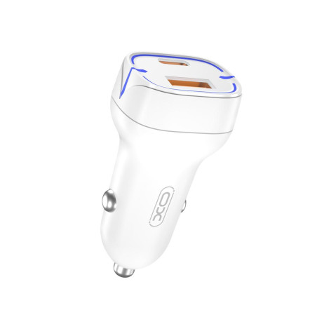 Зарядний пристрій XO 1xUSB QC3.0 + 1xUSB-C PD20W white (CC37-WH)