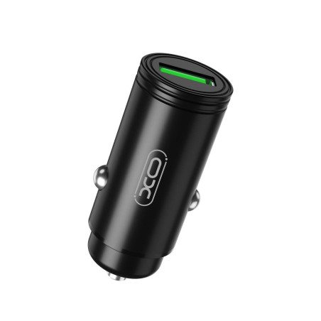 Зарядний пристрій XO USB QC3.0 black (CC39-BK)