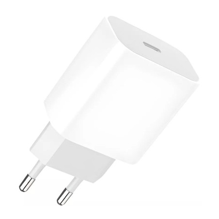 Зарядний пристрій Denmen USB-C PD20W 3.6A white (DM-DC06-WH)