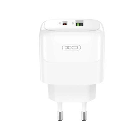 Зарядний пристрій XO 1xUSB QC3.0 + 1xUSB-C PD20W (XO-QC37)
