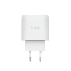Зарядний пристрій Trust USB-C 45W GaN PD/PPS white (25522_TRUST)