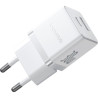 Зарядний пристрій Baseus 1xUSB-C 30W + 1xUSB white (P1011160A213-00)