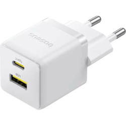 Зарядний пристрій Baseus 1xUSB-C 30W + 1xUSB white (P1011160A213-00)