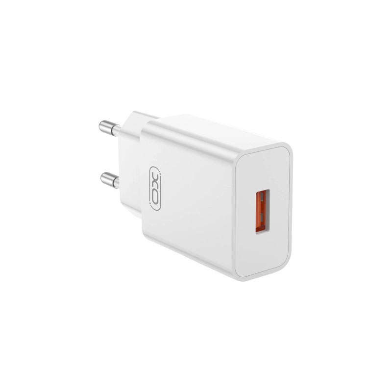 Зарядний пристрій XO USB-A QC18W White (L127.white)
