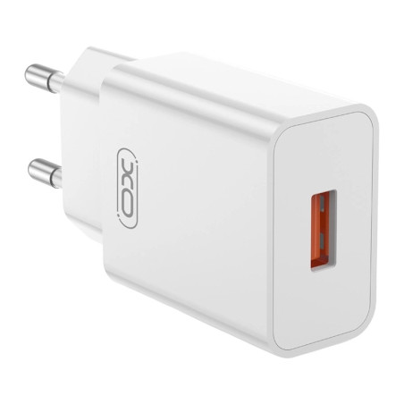 Зарядний пристрій XO USB-A QC18W White (L127.white)