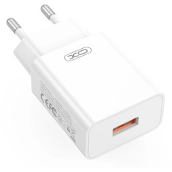 Зарядний пристрій XO USB-A QC18W White (L127.white)