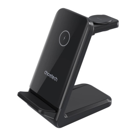 Зарядний пристрій Choetech Wireless 3-in-1 15W black (T608-F)