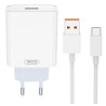 Зарядний пристрій XO USB 120W + cable USB to USB-C white (XO-L128U)
