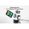 Зарядний пристрій Belkin UltraCharge Pro Wireless 3-in-1 25W charcoal (WIZ040KQCH)